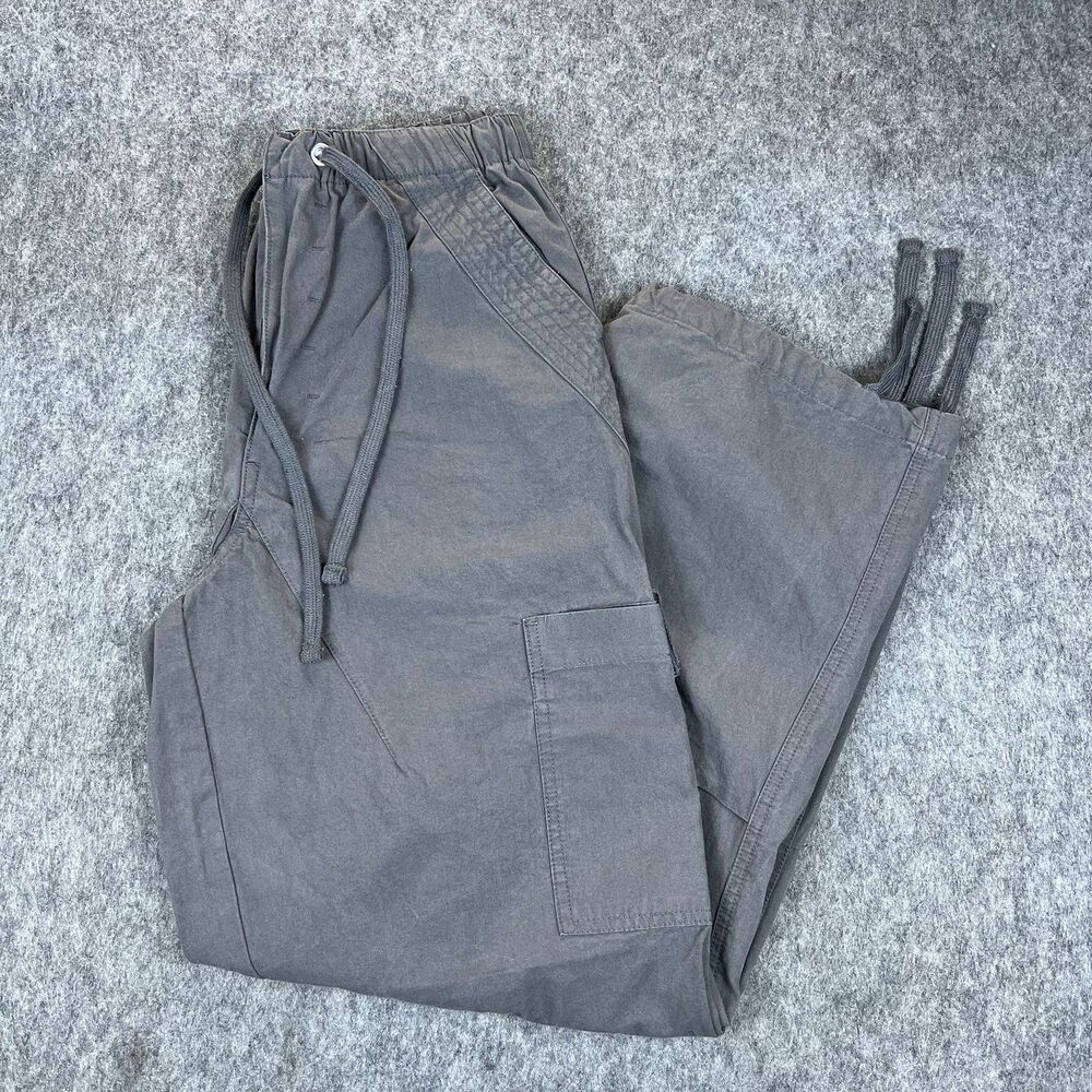 RSQ Women's Cargo Pants Canvas Pockets Workwear Outdoor Baggy Grey Size Medium
